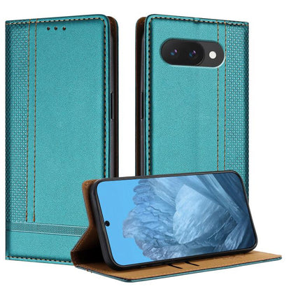 Stitching Design Scratch-Resistant Vegan Leather Phone Case, For Google Pixel 11 Pro XL, For Google Pixel 11 / 11 Pro, For Google Pixel 10a, For Google Pixel 10 Pro XL, For Google Pixel 10, For Google Pixel 9a, For Google Pixel 9 Pro, For Google Pixel ...