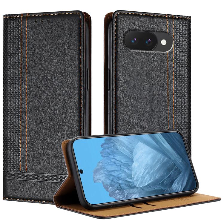 Stitching Design Scratch-Resistant Vegan Leather Phone Case, For Google Pixel 11 Pro XL, For Google Pixel 11 / 11 Pro, For Google Pixel 10a, For Google Pixel 10 Pro XL, For Google Pixel 10, For Google Pixel 9a, For Google Pixel 9 Pro, For Google Pixel ...