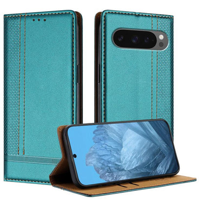 Stitching Design Scratch-Resistant Vegan Leather Phone Case, For Google Pixel 11 Pro XL, For Google Pixel 11 / 11 Pro, For Google Pixel 10a, For Google Pixel 10 Pro XL, For Google Pixel 10, For Google Pixel 9a, For Google Pixel 9 Pro, For Google Pixel ...