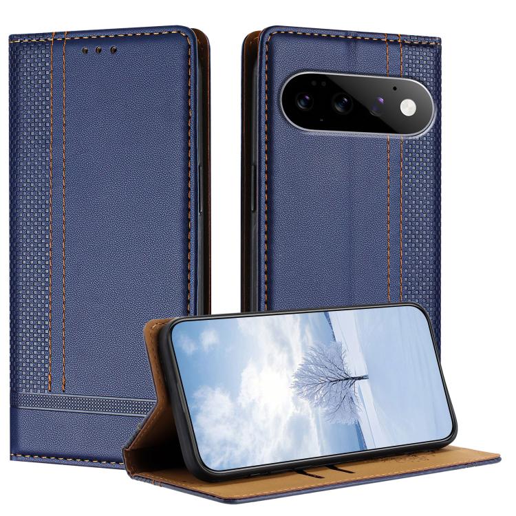 Stitching Design Scratch-Resistant Vegan Leather Phone Case, For Google Pixel 11 Pro XL, For Google Pixel 11 / 11 Pro, For Google Pixel 10a, For Google Pixel 10 Pro XL, For Google Pixel 10, For Google Pixel 9a, For Google Pixel 9 Pro, For Google Pixel ...