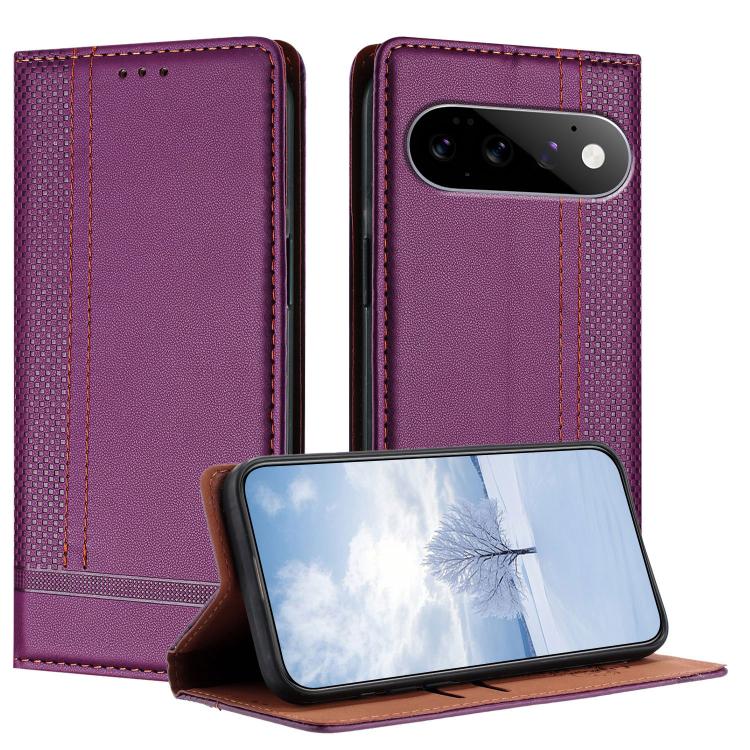 Stitching Design Scratch-Resistant Vegan Leather Phone Case, For Google Pixel 11 Pro XL, For Google Pixel 11 / 11 Pro, For Google Pixel 10a, For Google Pixel 10 Pro XL, For Google Pixel 10, For Google Pixel 9a, For Google Pixel 9 Pro, For Google Pixel ...