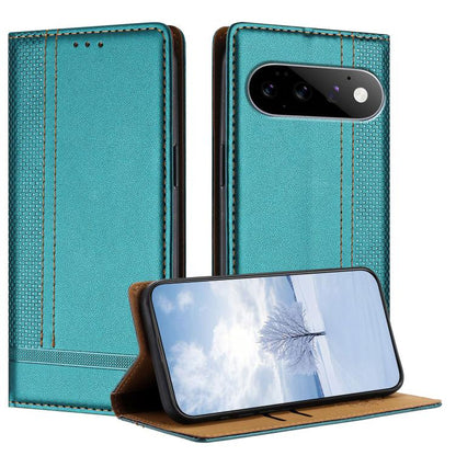 Stitching Design Scratch-Resistant Vegan Leather Phone Case, For Google Pixel 11 Pro XL, For Google Pixel 11 / 11 Pro, For Google Pixel 10a, For Google Pixel 10 Pro XL, For Google Pixel 10, For Google Pixel 9a, For Google Pixel 9 Pro, For Google Pixel ...