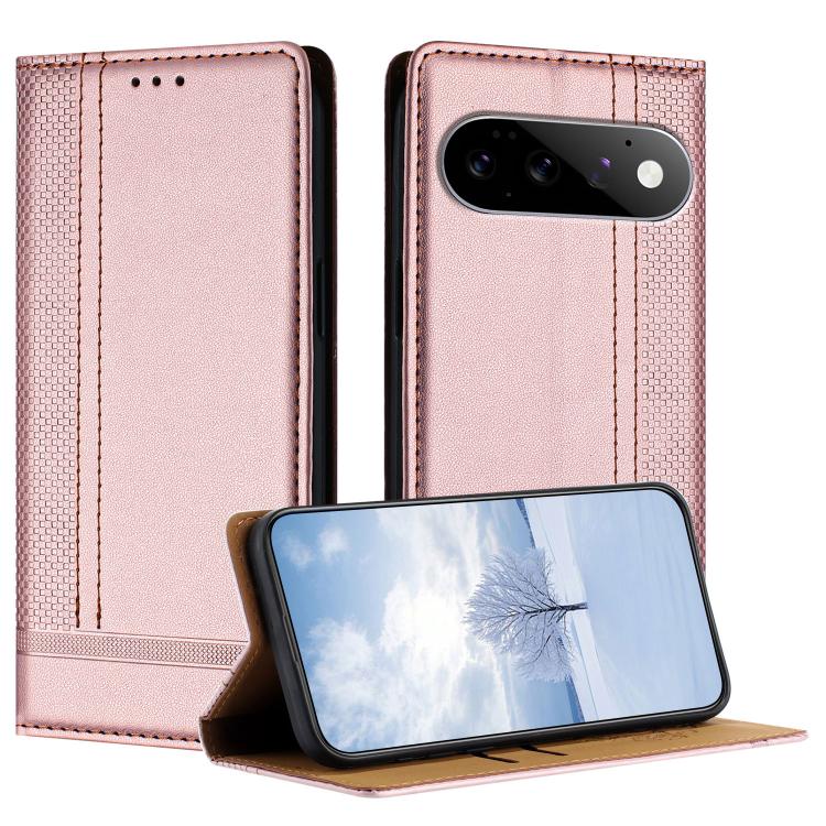 Stitching Design Scratch-Resistant Vegan Leather Phone Case, For Google Pixel 11 Pro XL, For Google Pixel 11 / 11 Pro, For Google Pixel 10a, For Google Pixel 10 Pro XL, For Google Pixel 10, For Google Pixel 9a, For Google Pixel 9 Pro, For Google Pixel ...