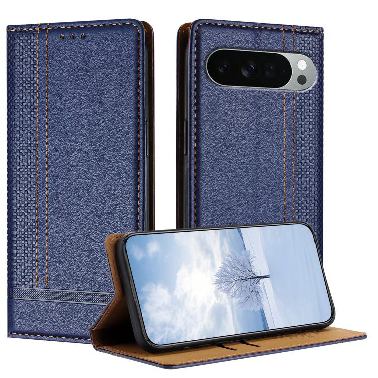 Stitching Design Scratch-Resistant Vegan Leather Phone Case, For Google Pixel 11 Pro XL, For Google Pixel 11 / 11 Pro, For Google Pixel 10a, For Google Pixel 10 Pro XL, For Google Pixel 10, For Google Pixel 9a, For Google Pixel 9 Pro, For Google Pixel ...
