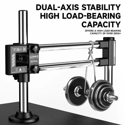 LUOWEI LW-GK02 Titan 360 Degree Rotating Lift Microscope Universal Dual Axis Swing Arm Stand, LUOWEI LW-GK02
