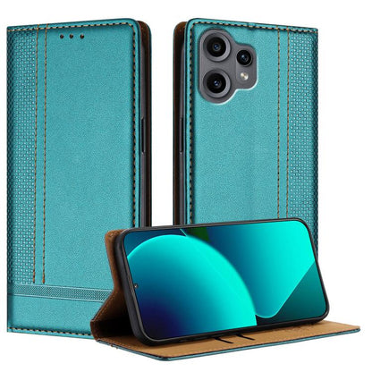 Stitching Design Scratch-Resistant Vegan Leather Phone Case, For Nothing Phone 4a Pro, For Nothing Phone 4a, For Nothing Phone 3a Lite, For Nothing Phone 3, For Nothing CMF Phone 2 Pro, For Nothing Phone 3a, For Nothing Phone 3a Pro