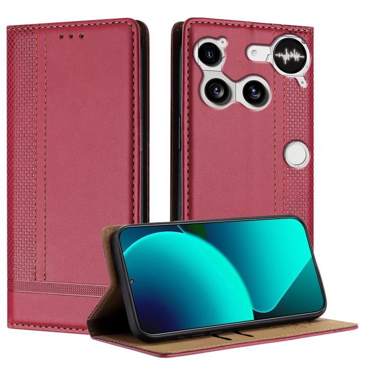 Stitching Design Scratch-Resistant Vegan Leather Phone Case, For Nothing Phone 4a Pro, For Nothing Phone 4a, For Nothing Phone 3a Lite, For Nothing Phone 3, For Nothing CMF Phone 2 Pro, For Nothing Phone 3a, For Nothing Phone 3a Pro