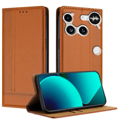 Stitching Design Scratch-Resistant Vegan Leather Phone Case, For Nothing Phone 4a Pro, For Nothing Phone 4a, For Nothing Phone 3a Lite, For Nothing Phone 3, For Nothing CMF Phone 2 Pro, For Nothing Phone 3a, For Nothing Phone 3a Pro