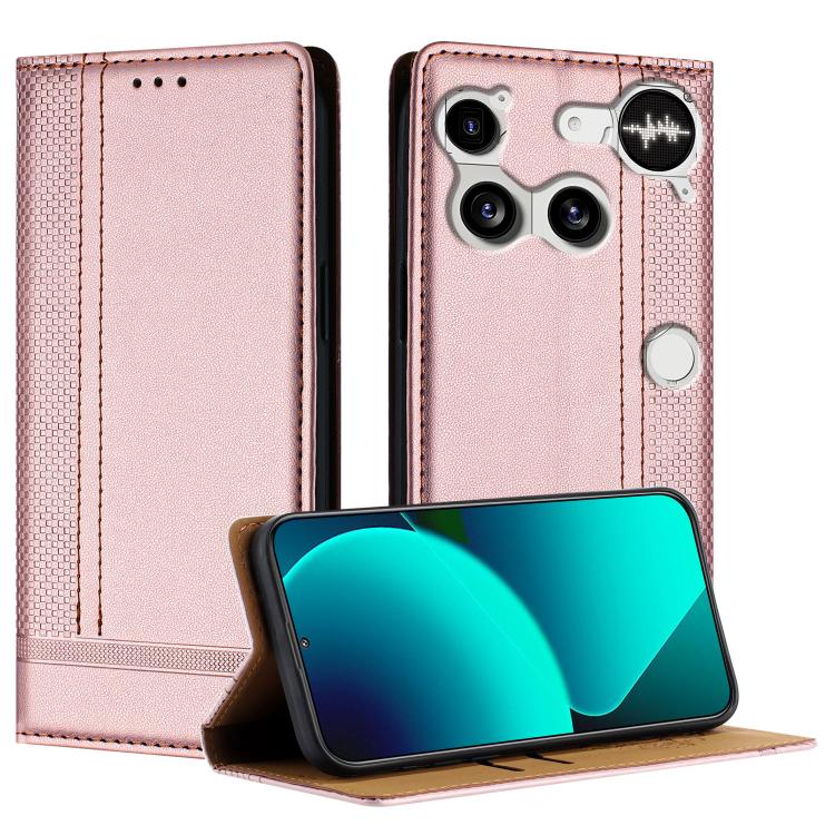 Stitching Design Scratch-Resistant Vegan Leather Phone Case, For Nothing Phone 4a Pro, For Nothing Phone 4a, For Nothing Phone 3a Lite, For Nothing Phone 3, For Nothing CMF Phone 2 Pro, For Nothing Phone 3a, For Nothing Phone 3a Pro