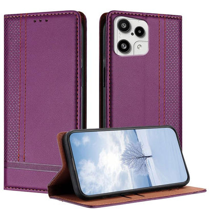 Stitching Design Scratch-Resistant Vegan Leather Phone Case, For Nothing Phone 4a Pro, For Nothing Phone 4a, For Nothing Phone 3a Lite, For Nothing Phone 3, For Nothing CMF Phone 2 Pro, For Nothing Phone 3a, For Nothing Phone 3a Pro