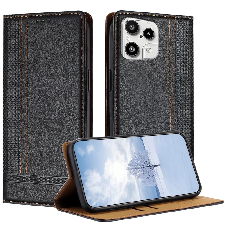 Stitching Design Scratch-Resistant Vegan Leather Phone Case, For Nothing Phone 4a Pro, For Nothing Phone 4a, For Nothing Phone 3a Lite, For Nothing Phone 3, For Nothing CMF Phone 2 Pro, For Nothing Phone 3a, For Nothing Phone 3a Pro