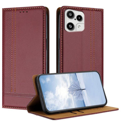 Stitching Design Scratch-Resistant Vegan Leather Phone Case, For Nothing Phone 4a Pro, For Nothing Phone 4a, For Nothing Phone 3a Lite, For Nothing Phone 3, For Nothing CMF Phone 2 Pro, For Nothing Phone 3a, For Nothing Phone 3a Pro