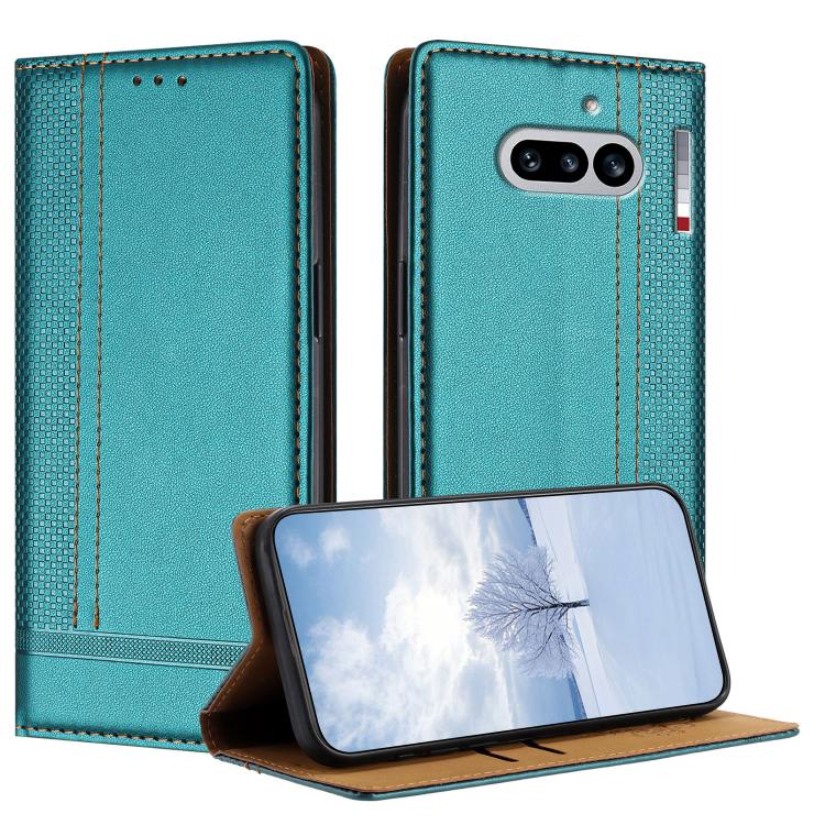 Stitching Design Scratch-Resistant Vegan Leather Phone Case, For Nothing Phone 4a Pro, For Nothing Phone 4a, For Nothing Phone 3a Lite, For Nothing Phone 3, For Nothing CMF Phone 2 Pro, For Nothing Phone 3a, For Nothing Phone 3a Pro