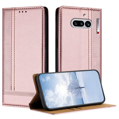 Stitching Design Scratch-Resistant Vegan Leather Phone Case, For Nothing Phone 4a Pro, For Nothing Phone 4a, For Nothing Phone 3a Lite, For Nothing Phone 3, For Nothing CMF Phone 2 Pro, For Nothing Phone 3a, For Nothing Phone 3a Pro