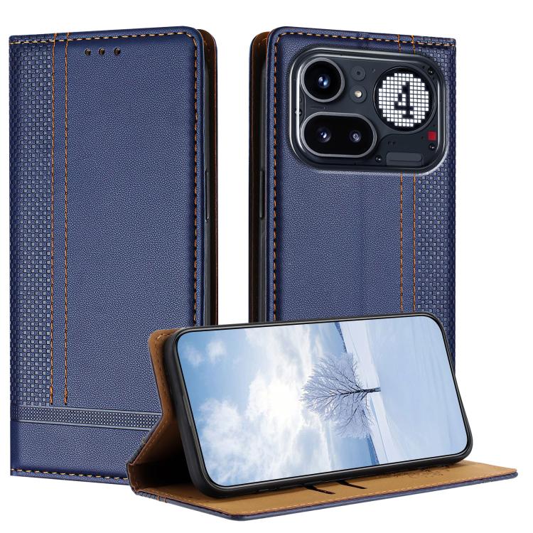 Stitching Design Scratch-Resistant Vegan Leather Phone Case, For Nothing Phone 4a Pro, For Nothing Phone 4a, For Nothing Phone 3a Lite, For Nothing Phone 3, For Nothing CMF Phone 2 Pro, For Nothing Phone 3a, For Nothing Phone 3a Pro