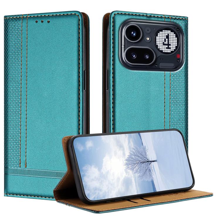 Stitching Design Scratch-Resistant Vegan Leather Phone Case, For Nothing Phone 4a Pro, For Nothing Phone 4a, For Nothing Phone 3a Lite, For Nothing Phone 3, For Nothing CMF Phone 2 Pro, For Nothing Phone 3a, For Nothing Phone 3a Pro