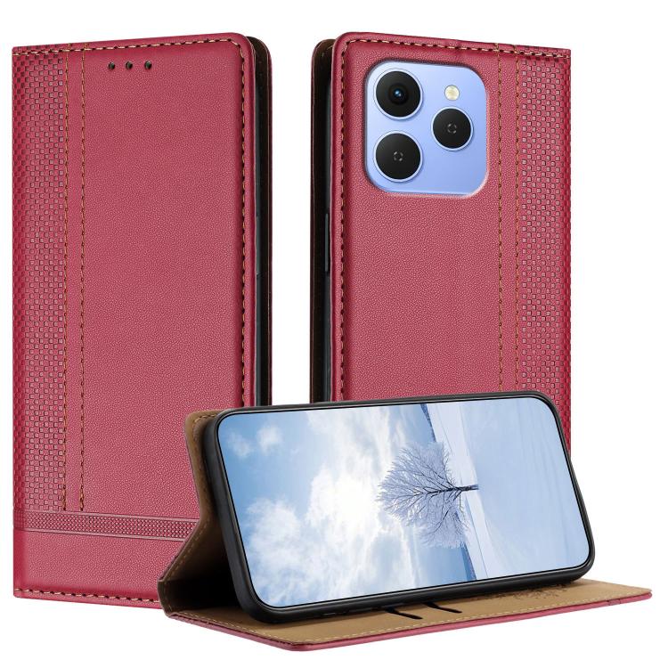 Stitching Design Scratch-Resistant Vegan Leather Phone Case, For Tecno Pova Curve 2 5G, For Tecno Spark 50 4G, For Tecno Camon 50 Pro 4G, For Tecno Camon 50 4G, For Tecno Pova Slim, For Tecno Spark 40C, For Tecno Pova 7 Pro 5G, For Tecno Pova 7 5G     ...