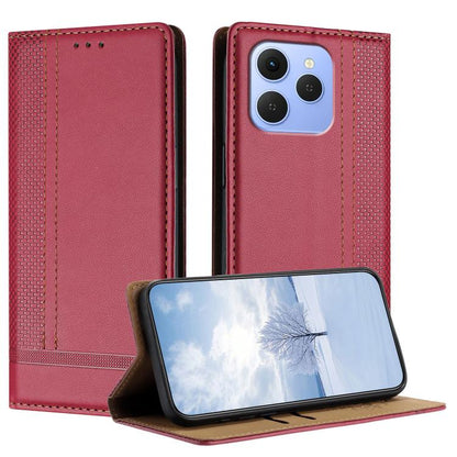 Stitching Design Scratch-Resistant Vegan Leather Phone Case, For Tecno Pova Curve 2 5G, For Tecno Spark 50 4G, For Tecno Camon 50 Pro 4G, For Tecno Camon 50 4G, For Tecno Pova Slim, For Tecno Spark 40C, For Tecno Pova 7 Pro 5G, For Tecno Pova 7 5G     ...