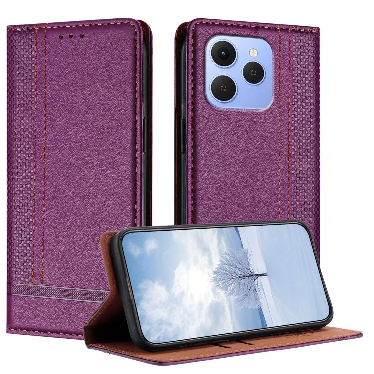 Stitching Design Scratch-Resistant Vegan Leather Phone Case, For Tecno Pova Curve 2 5G, For Tecno Spark 50 4G, For Tecno Camon 50 Pro 4G, For Tecno Camon 50 4G, For Tecno Pova Slim, For Tecno Spark 40C, For Tecno Pova 7 Pro 5G, For Tecno Pova 7 5G     ...