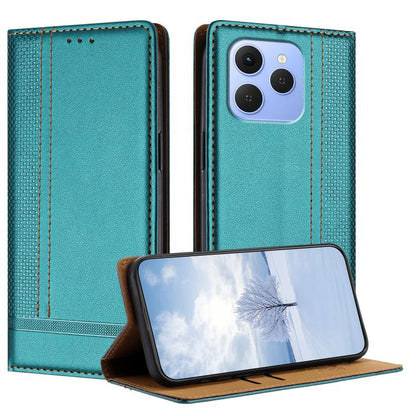 Stitching Design Scratch-Resistant Vegan Leather Phone Case, For Tecno Pova Curve 2 5G, For Tecno Spark 50 4G, For Tecno Camon 50 Pro 4G, For Tecno Camon 50 4G, For Tecno Pova Slim, For Tecno Spark 40C, For Tecno Pova 7 Pro 5G, For Tecno Pova 7 5G     ...
