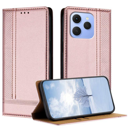 Stitching Design Scratch-Resistant Vegan Leather Phone Case, For Tecno Pova Curve 2 5G, For Tecno Spark 50 4G, For Tecno Camon 50 Pro 4G, For Tecno Camon 50 4G, For Tecno Pova Slim, For Tecno Spark 40C, For Tecno Pova 7 Pro 5G, For Tecno Pova 7 5G     ...