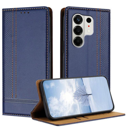Stitching Design Scratch-Resistant Vegan Leather Phone Case, For Tecno Pova Curve 2 5G, For Tecno Spark 50 4G, For Tecno Camon 50 Pro 4G, For Tecno Camon 50 4G, For Tecno Pova Slim, For Tecno Spark 40C, For Tecno Pova 7 Pro 5G, For Tecno Pova 7 5G     ...