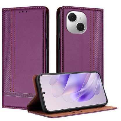 Stitching Design Scratch-Resistant Vegan Leather Phone Case, For Tecno Pova Curve 2 5G, For Tecno Spark 50 4G, For Tecno Camon 50 Pro 4G, For Tecno Camon 50 4G, For Tecno Pova Slim, For Tecno Spark 40C, For Tecno Pova 7 Pro 5G, For Tecno Pova 7 5G     ...