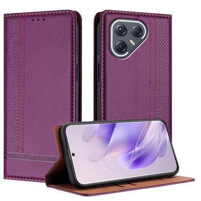 Stitching Design Scratch-Resistant Vegan Leather Phone Case, For Tecno Pova Curve 2 5G, For Tecno Spark 50 4G, For Tecno Camon 50 Pro 4G, For Tecno Camon 50 4G, For Tecno Pova Slim, For Tecno Spark 40C, For Tecno Pova 7 Pro 5G, For Tecno Pova 7 5G     ...