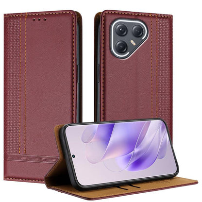 Stitching Design Scratch-Resistant Vegan Leather Phone Case, For Tecno Pova Curve 2 5G, For Tecno Spark 50 4G, For Tecno Camon 50 Pro 4G, For Tecno Camon 50 4G, For Tecno Pova Slim, For Tecno Spark 40C, For Tecno Pova 7 Pro 5G, For Tecno Pova 7 5G     ...