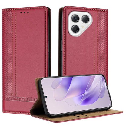 Stitching Design Scratch-Resistant Vegan Leather Phone Case, For Tecno Pova Curve 2 5G, For Tecno Spark 50 4G, For Tecno Camon 50 Pro 4G, For Tecno Camon 50 4G, For Tecno Pova Slim, For Tecno Spark 40C, For Tecno Pova 7 Pro 5G, For Tecno Pova 7 5G     ...
