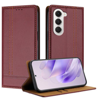Stitching Design Scratch-Resistant Vegan Leather Phone Case, For Tecno Pova Curve 2 5G, For Tecno Spark 50 4G, For Tecno Camon 50 Pro 4G, For Tecno Camon 50 4G, For Tecno Pova Slim, For Tecno Spark 40C, For Tecno Pova 7 Pro 5G, For Tecno Pova 7 5G     ...