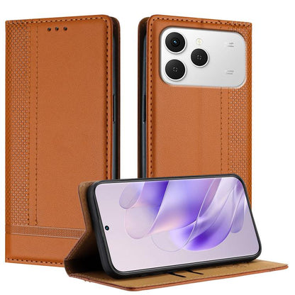 Stitching Design Scratch-Resistant Vegan Leather Phone Case, For Tecno Pova Curve 2 5G, For Tecno Spark 50 4G, For Tecno Camon 50 Pro 4G, For Tecno Camon 50 4G, For Tecno Pova Slim, For Tecno Spark 40C, For Tecno Pova 7 Pro 5G, For Tecno Pova 7 5G     ...