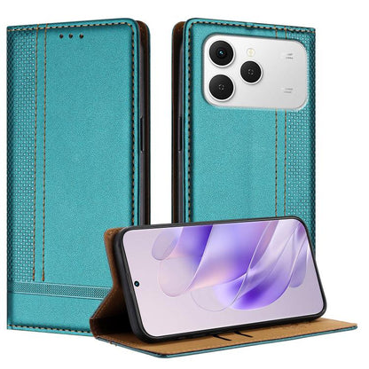 Stitching Design Scratch-Resistant Vegan Leather Phone Case, For Tecno Pova Curve 2 5G, For Tecno Spark 50 4G, For Tecno Camon 50 Pro 4G, For Tecno Camon 50 4G, For Tecno Pova Slim, For Tecno Spark 40C, For Tecno Pova 7 Pro 5G, For Tecno Pova 7 5G     ...