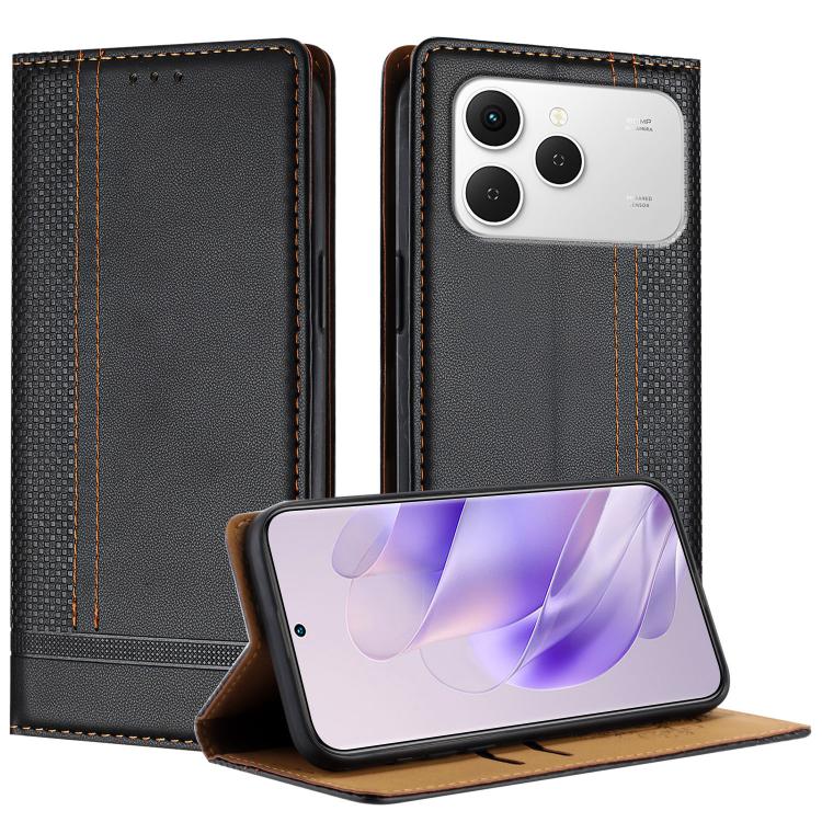 Stitching Design Scratch-Resistant Vegan Leather Phone Case, For Tecno Pova Curve 2 5G, For Tecno Spark 50 4G, For Tecno Camon 50 Pro 4G, For Tecno Camon 50 4G, For Tecno Pova Slim, For Tecno Spark 40C, For Tecno Pova 7 Pro 5G, For Tecno Pova 7 5G     ...