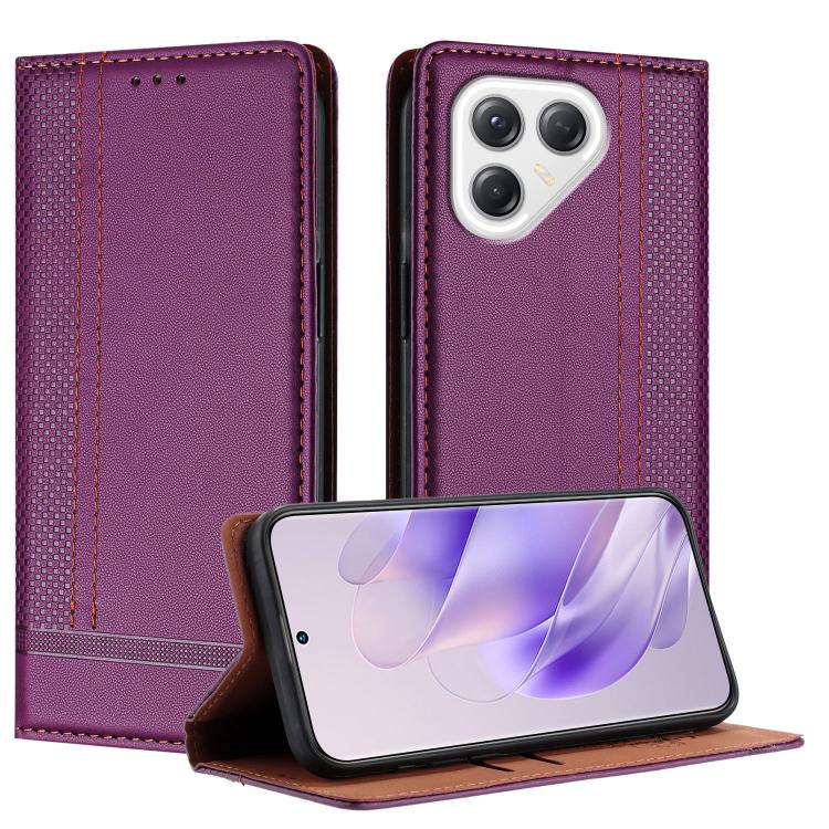 Stitching Design Scratch-Resistant Vegan Leather Phone Case, For Tecno Pova 7 4G, For Tecno Spark Go 2025, For Tecno Spark 10 Pro Magic Magenta, For Tecno Camon 30 Premier 5G, For Tecno Spark 20 Pro+, For Tecno Spark 20 Pro, For Tecno Spark Go 2024    ...