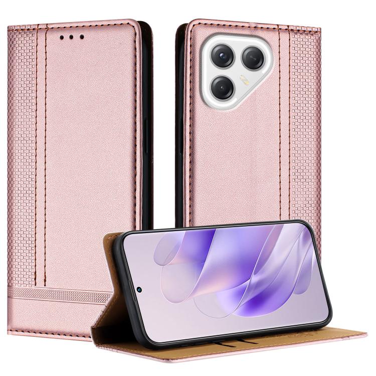 Stitching Design Scratch-Resistant Vegan Leather Phone Case, For Tecno Pova 7 4G, For Tecno Spark Go 2025, For Tecno Spark 10 Pro Magic Magenta, For Tecno Camon 30 Premier 5G, For Tecno Spark 20 Pro+, For Tecno Spark 20 Pro, For Tecno Spark Go 2024    ...