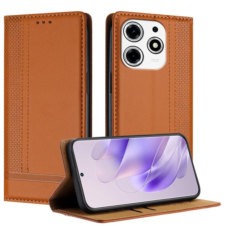 Stitching Design Scratch-Resistant Vegan Leather Phone Case, For Tecno Pova 7 4G, For Tecno Spark Go 2025, For Tecno Spark 10 Pro Magic Magenta, For Tecno Camon 30 Premier 5G, For Tecno Spark 20 Pro+, For Tecno Spark 20 Pro, For Tecno Spark Go 2024    ...