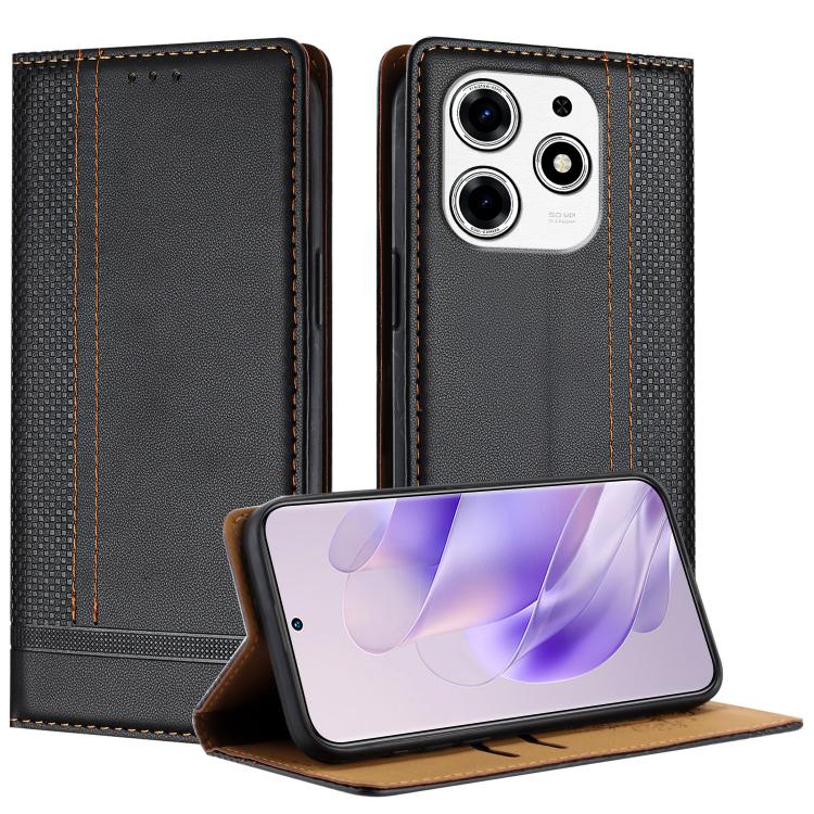 Stitching Design Scratch-Resistant Vegan Leather Phone Case, For Tecno Pova 7 4G, For Tecno Spark Go 2025, For Tecno Spark 10 Pro Magic Magenta, For Tecno Camon 30 Premier 5G, For Tecno Spark 20 Pro+, For Tecno Spark 20 Pro, For Tecno Spark Go 2024    ...
