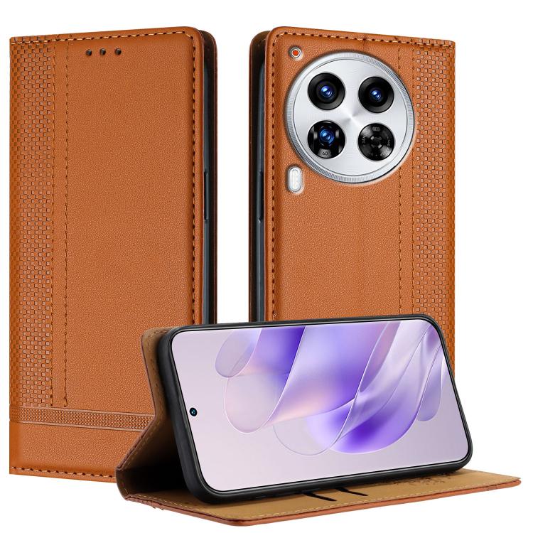 Stitching Design Scratch-Resistant Vegan Leather Phone Case, For Tecno Pova 7 4G, For Tecno Spark Go 2025, For Tecno Spark 10 Pro Magic Magenta, For Tecno Camon 30 Premier 5G, For Tecno Spark 20 Pro+, For Tecno Spark 20 Pro, For Tecno Spark Go 2024    ...