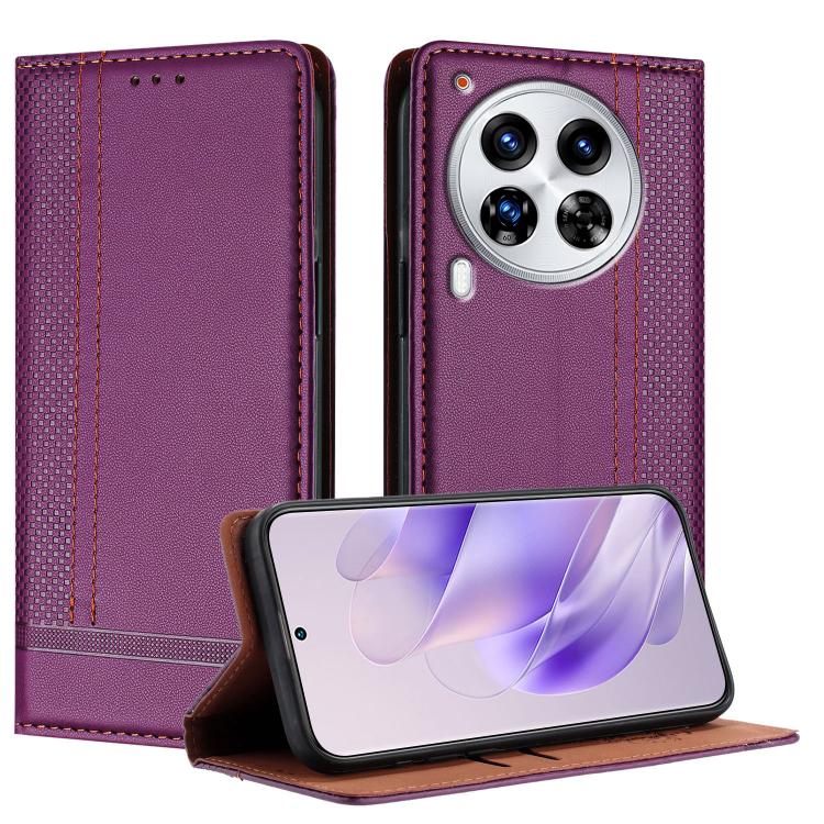Stitching Design Scratch-Resistant Vegan Leather Phone Case, For Tecno Pova 7 4G, For Tecno Spark Go 2025, For Tecno Spark 10 Pro Magic Magenta, For Tecno Camon 30 Premier 5G, For Tecno Spark 20 Pro+, For Tecno Spark 20 Pro, For Tecno Spark Go 2024    ...