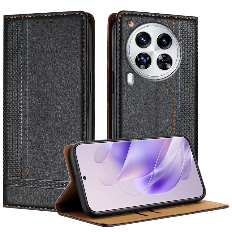 Stitching Design Scratch-Resistant Vegan Leather Phone Case, For Tecno Pova 7 4G, For Tecno Spark Go 2025, For Tecno Spark 10 Pro Magic Magenta, For Tecno Camon 30 Premier 5G, For Tecno Spark 20 Pro+, For Tecno Spark 20 Pro, For Tecno Spark Go 2024    ...