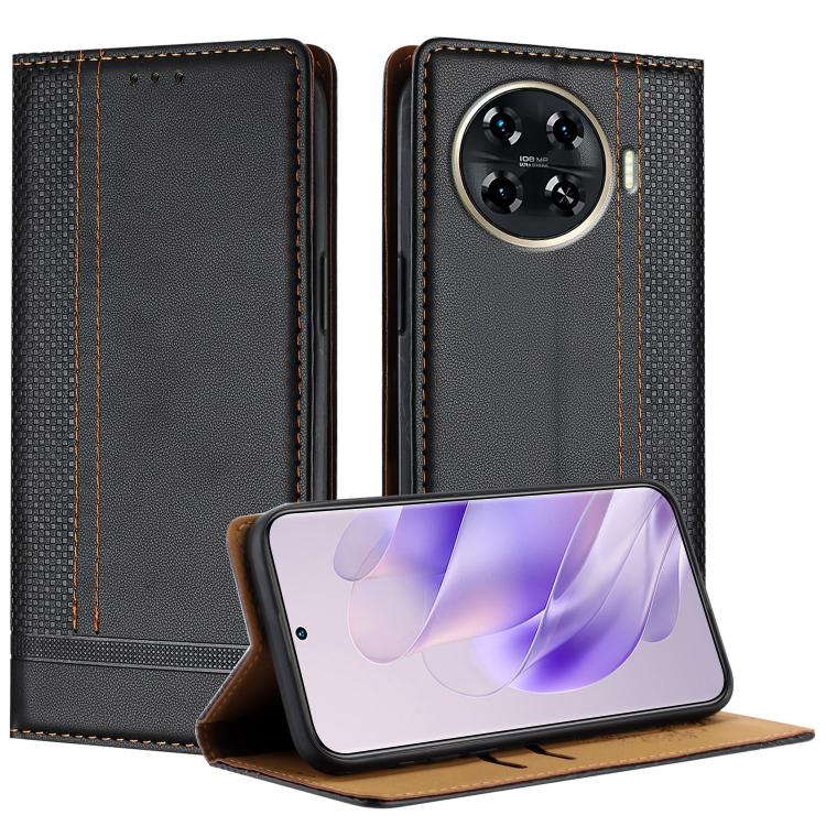 Stitching Design Scratch-Resistant Vegan Leather Phone Case, For Tecno Pova 7 4G, For Tecno Spark Go 2025, For Tecno Spark 10 Pro Magic Magenta, For Tecno Camon 30 Premier 5G, For Tecno Spark 20 Pro+, For Tecno Spark 20 Pro, For Tecno Spark Go 2024    ...