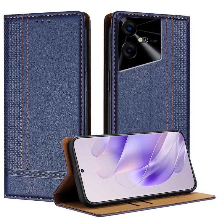 Stitching Design Scratch-Resistant Vegan Leather Phone Case, For Tecno Pova 7 4G, For Tecno Spark Go 2025, For Tecno Spark 10 Pro Magic Magenta, For Tecno Camon 30 Premier 5G, For Tecno Spark 20 Pro+, For Tecno Spark 20 Pro, For Tecno Spark Go 2024    ...