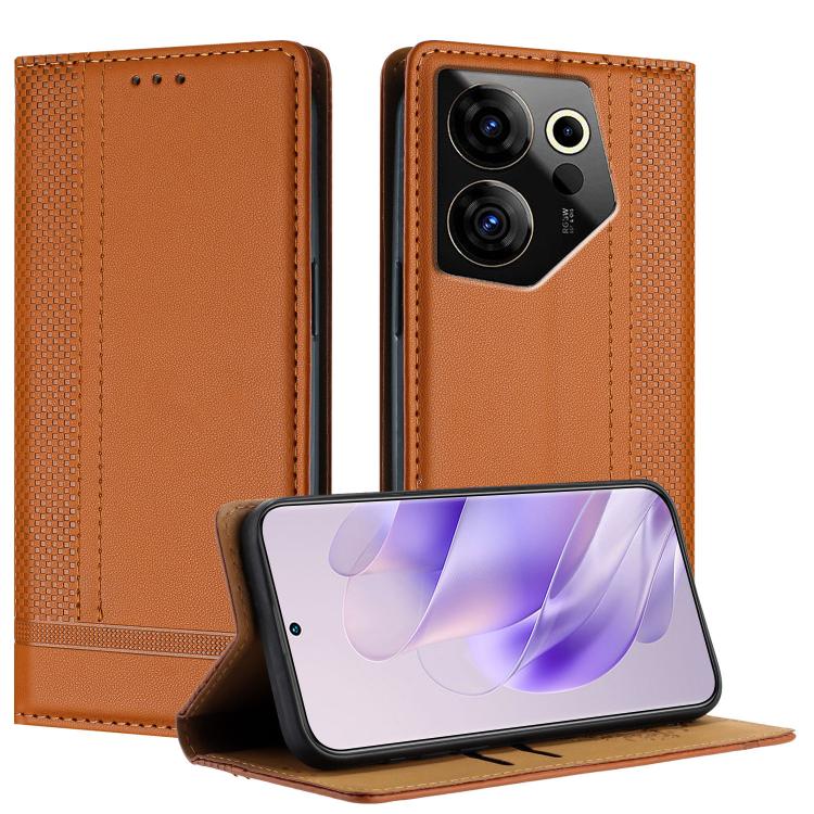 Stitching Design Scratch-Resistant Vegan Leather Phone Case, For Tecno Pova 7 4G, For Tecno Spark Go 2025, For Tecno Spark 10 Pro Magic Magenta, For Tecno Camon 30 Premier 5G, For Tecno Spark 20 Pro+, For Tecno Spark 20 Pro, For Tecno Spark Go 2024    ...