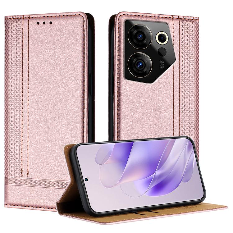 Stitching Design Scratch-Resistant Vegan Leather Phone Case, For Tecno Pova 7 4G, For Tecno Spark Go 2025, For Tecno Spark 10 Pro Magic Magenta, For Tecno Camon 30 Premier 5G, For Tecno Spark 20 Pro+, For Tecno Spark 20 Pro, For Tecno Spark Go 2024    ...