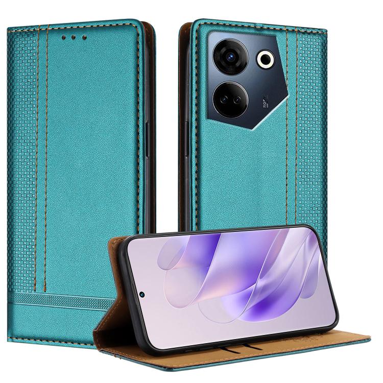 Stitching Design Scratch-Resistant Vegan Leather Phone Case, For Tecno Camon 20, For Tecno Spark 10 5G, For Tecno Spark 10C, For Tecno Spark Go 2023, For Tecno Spark 10 Pro