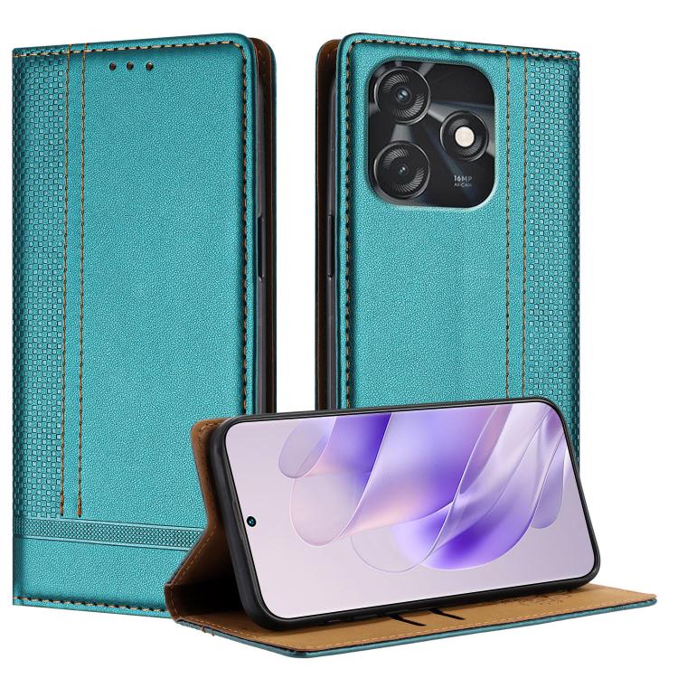 Stitching Design Scratch-Resistant Vegan Leather Phone Case, For Tecno Camon 20, For Tecno Spark 10 5G, For Tecno Spark 10C, For Tecno Spark Go 2023, For Tecno Spark 10 Pro