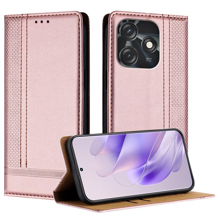 Stitching Design Scratch-Resistant Vegan Leather Phone Case, For Tecno Camon 20, For Tecno Spark 10 5G, For Tecno Spark 10C, For Tecno Spark Go 2023, For Tecno Spark 10 Pro