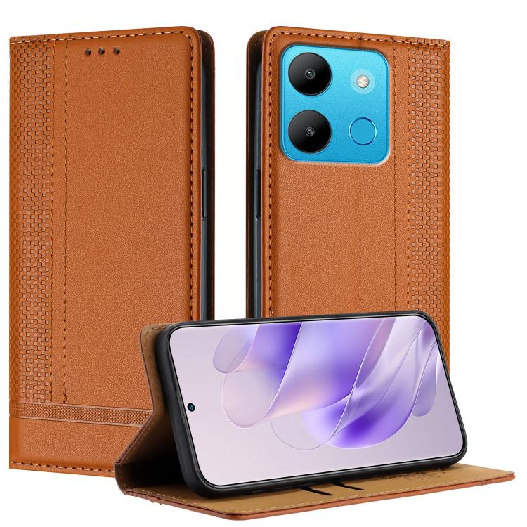 Stitching Design Scratch-Resistant Vegan Leather Phone Case, For Tecno Camon 20, For Tecno Spark 10 5G, For Tecno Spark 10C, For Tecno Spark Go 2023, For Tecno Spark 10 Pro