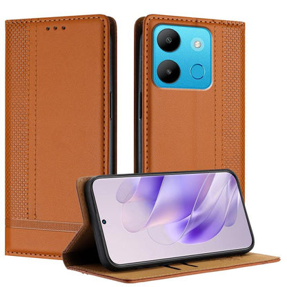 Stitching Design Scratch-Resistant Vegan Leather Phone Case, For Tecno Camon 20, For Tecno Spark 10 5G, For Tecno Spark 10C, For Tecno Spark Go 2023, For Tecno Spark 10 Pro